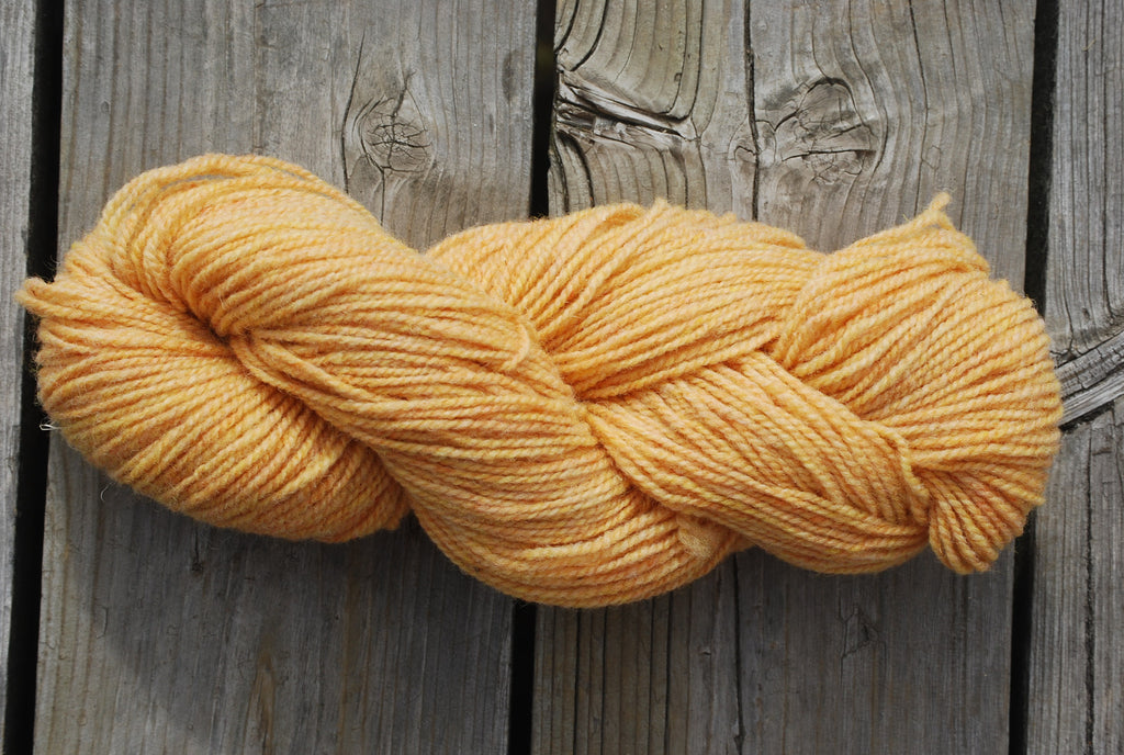 Goldenrod Yellow 2 Ply Cottage Craft 100% Wool